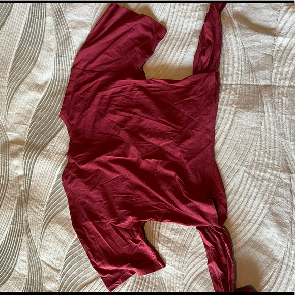 NWT 7 for all mankind Merlot twist tee - Picture 4 of 5